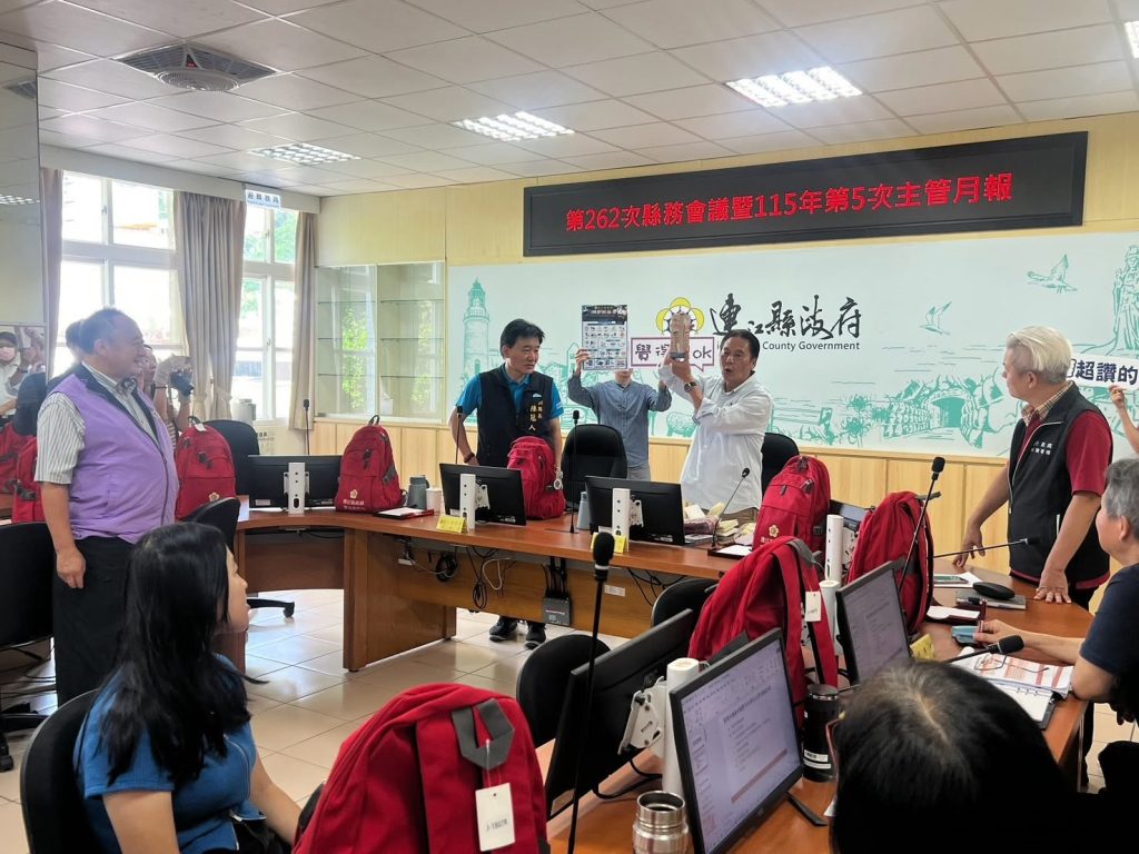 縣長宣導防災日